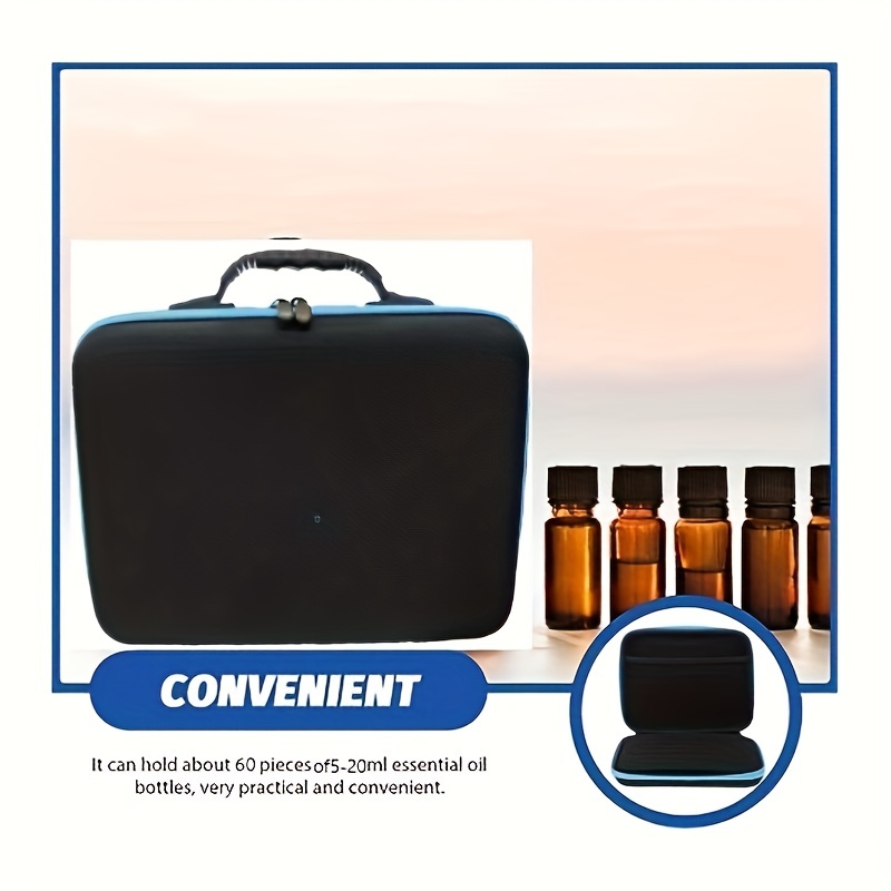 Stylish Essential Oil Travel Bag - Holds 10 5ml-15ml Vials - Perfect  Essential