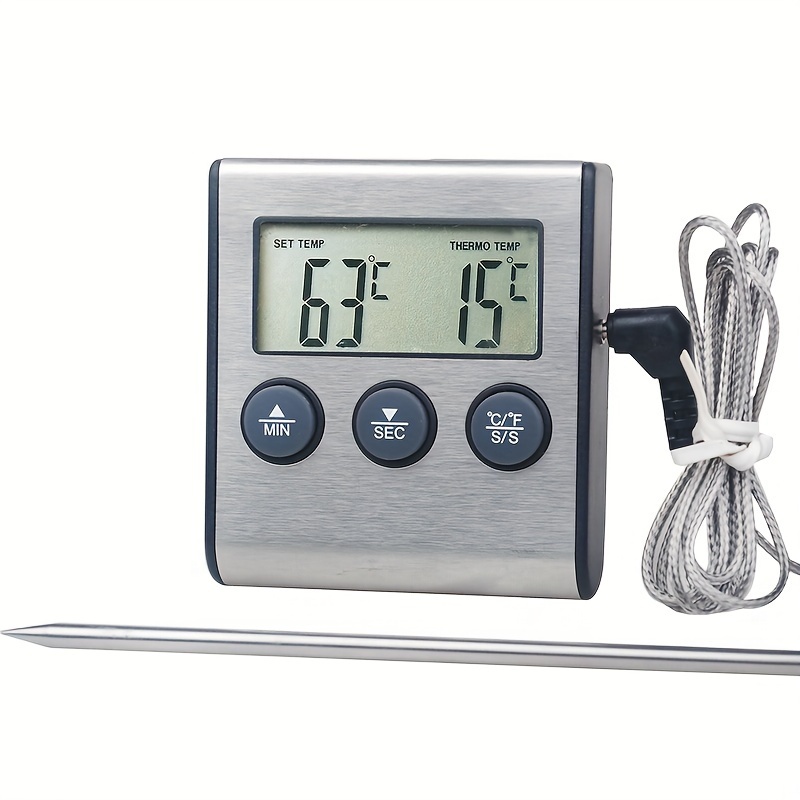Mini Digital LCD Thermometer Magnetische Saug Präzision Temperatur Gauge  Für Kühlschrank Mit Gefrierfach Taste Batterie Thermometer