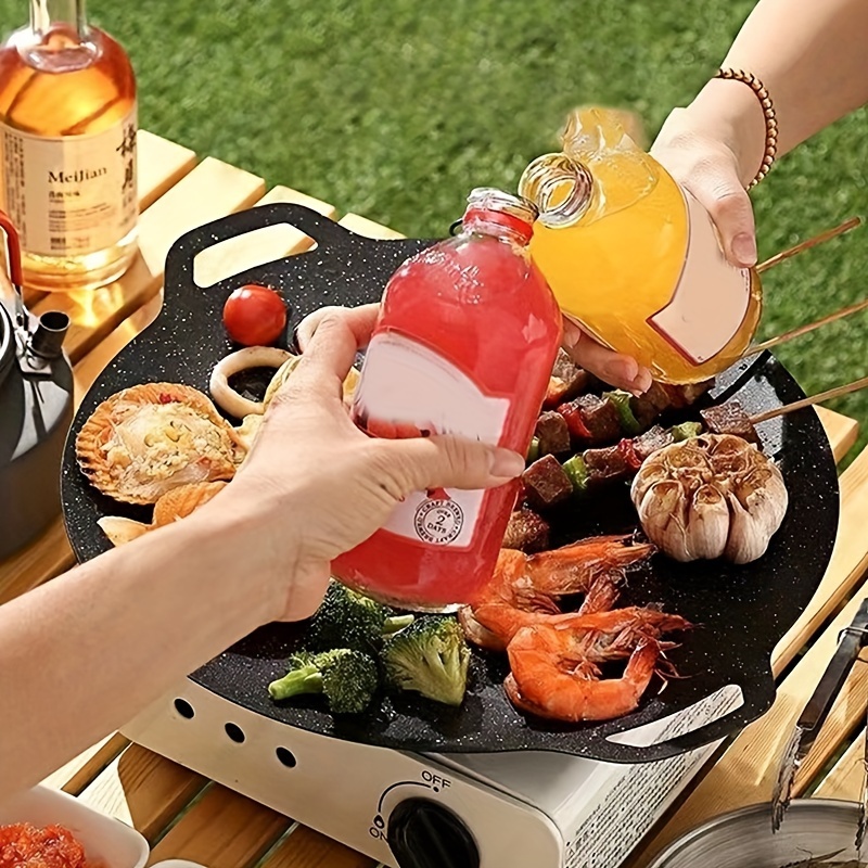 1pc, Padella Per Barbecue Con Due Orecchie Pendenti, Teglia Per Friggere  Olio, Fornello A Induzione Antiaderente Per Cottura Alla Griglia, Utensili  Per Barbecue, Accessori Per Barbecue, Accessori Per Grill - Temu Italy