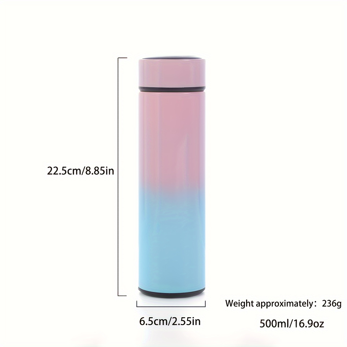 water bottle buy 2 get free gift Hot Cold Water Bottle With LED buy  Temperture Smart Thermos Stainless Steel Mug
