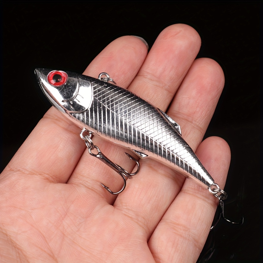 5-Pack of Silver Anodized Fishing Lures: Catch More Fish in Freshwater &  Saltwater!