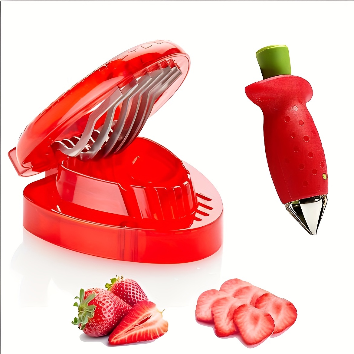 Pitter Tool Strawberry Slicer Potato Pineapple Carrot Corer - Temu