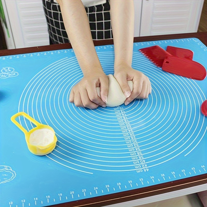 Silicone Baking Mat Pastry Rolling Kneading Pad Kitchen - Temu