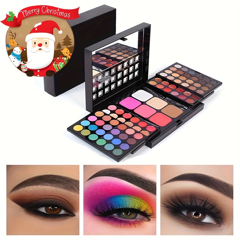 Makeup Kit Eyeshadow Palette for Women Full Gift Kit Girl Kids 49 Colors  Makeup Set Combination Eyeshadow Palette with 12pcs Makeup Brushes