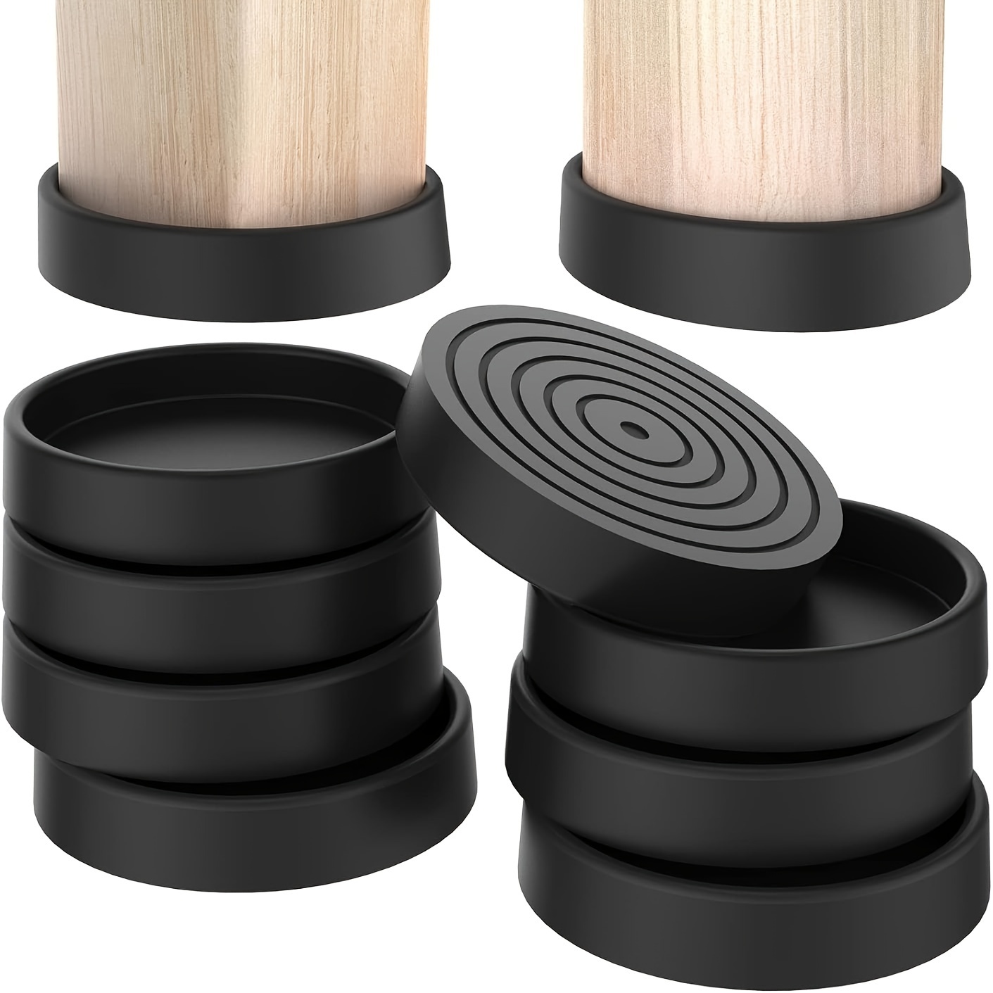 Furniture Coasters Caster Cups Non Slip Pads - Temu