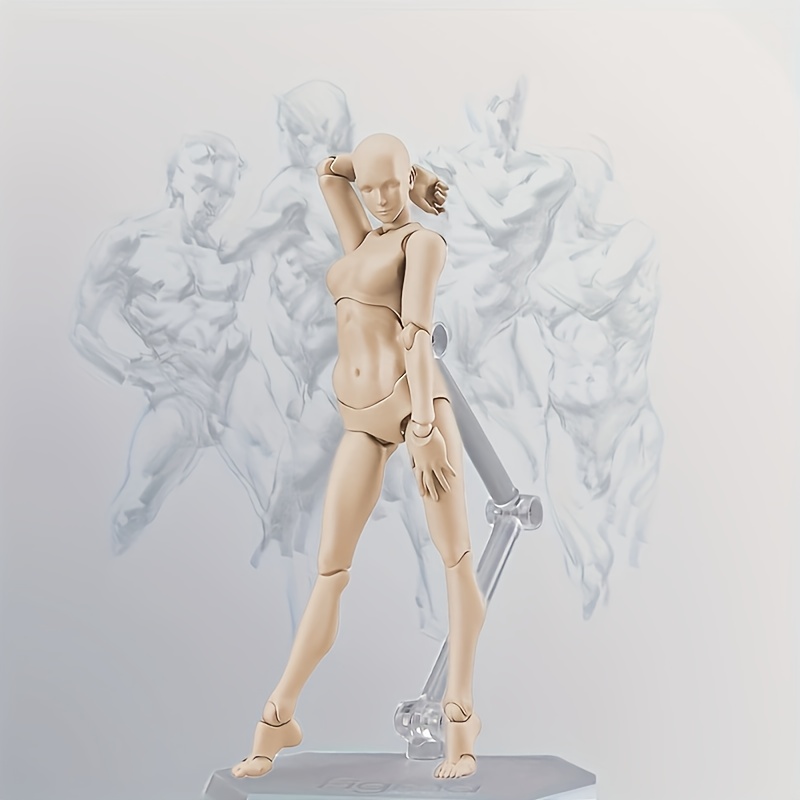 Body-Chan Body Kun Figure Drawing Mannequin for Artists PVC Body Kun and  Body Chan Set Action Figure Model Drawing Figure SHF