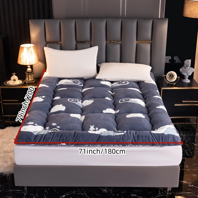 Thickened Non Slip Bed Sheets Waterproof Breathable Elastic Mattress  Protector Cover Queen Size Quilted Process Fitted Sheet