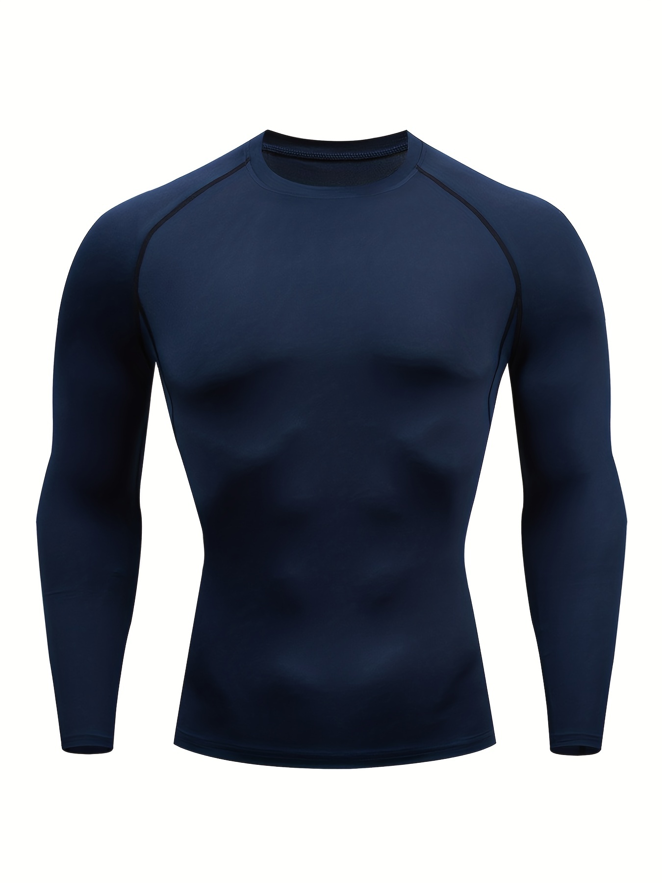 Men's Compression Shirts: Get Fit Fast Long Sleeve Athletic - Temu United  Kingdom