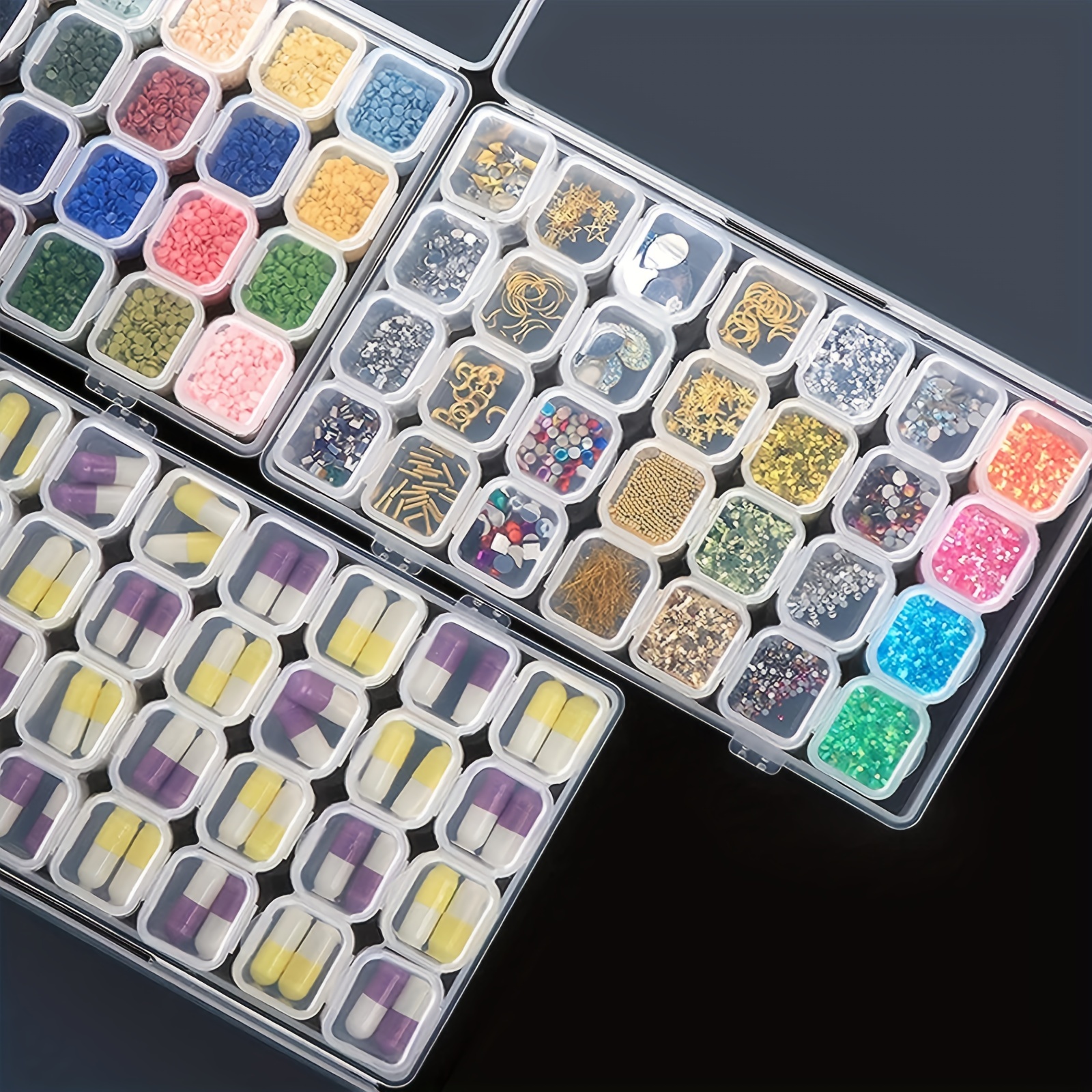 Diamond Painting Accessory Jewelry Case Clear Plastic - Temu
