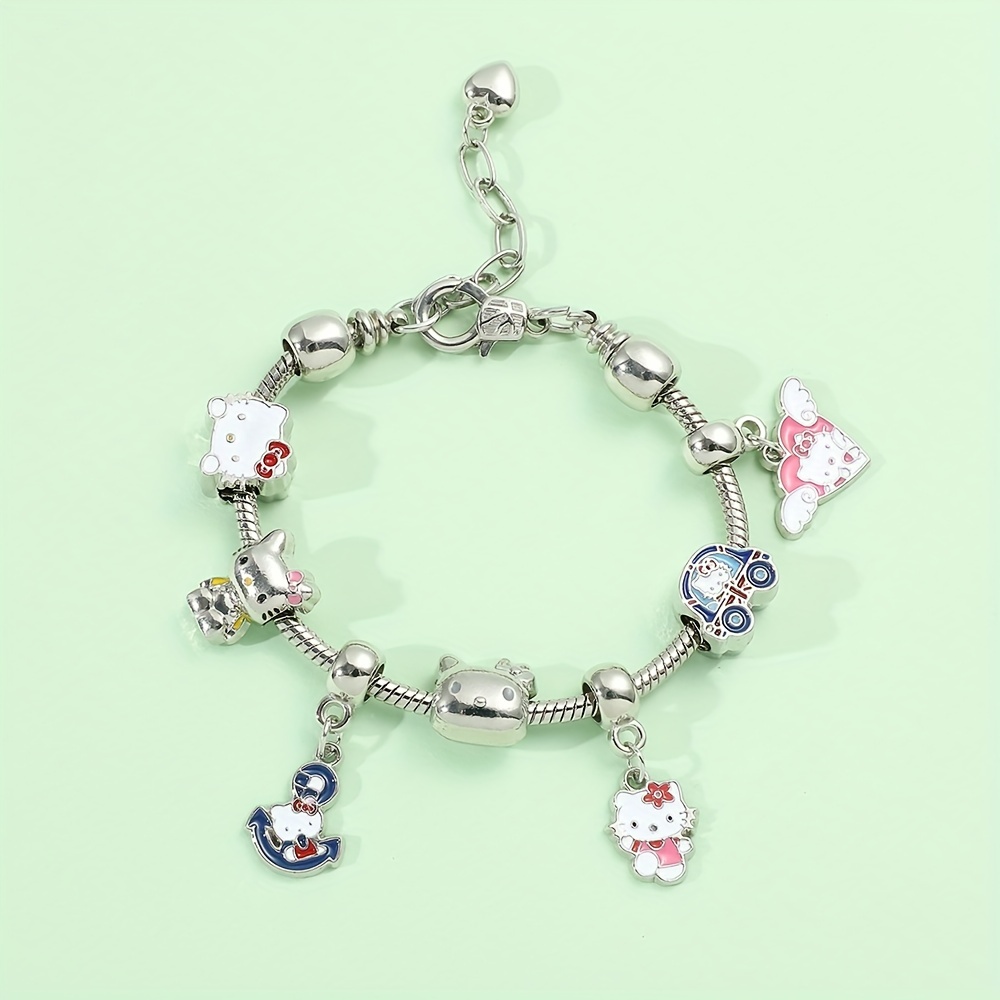 Hello Kitty Bracelet, Diy Jewelry - Temu Lithuania