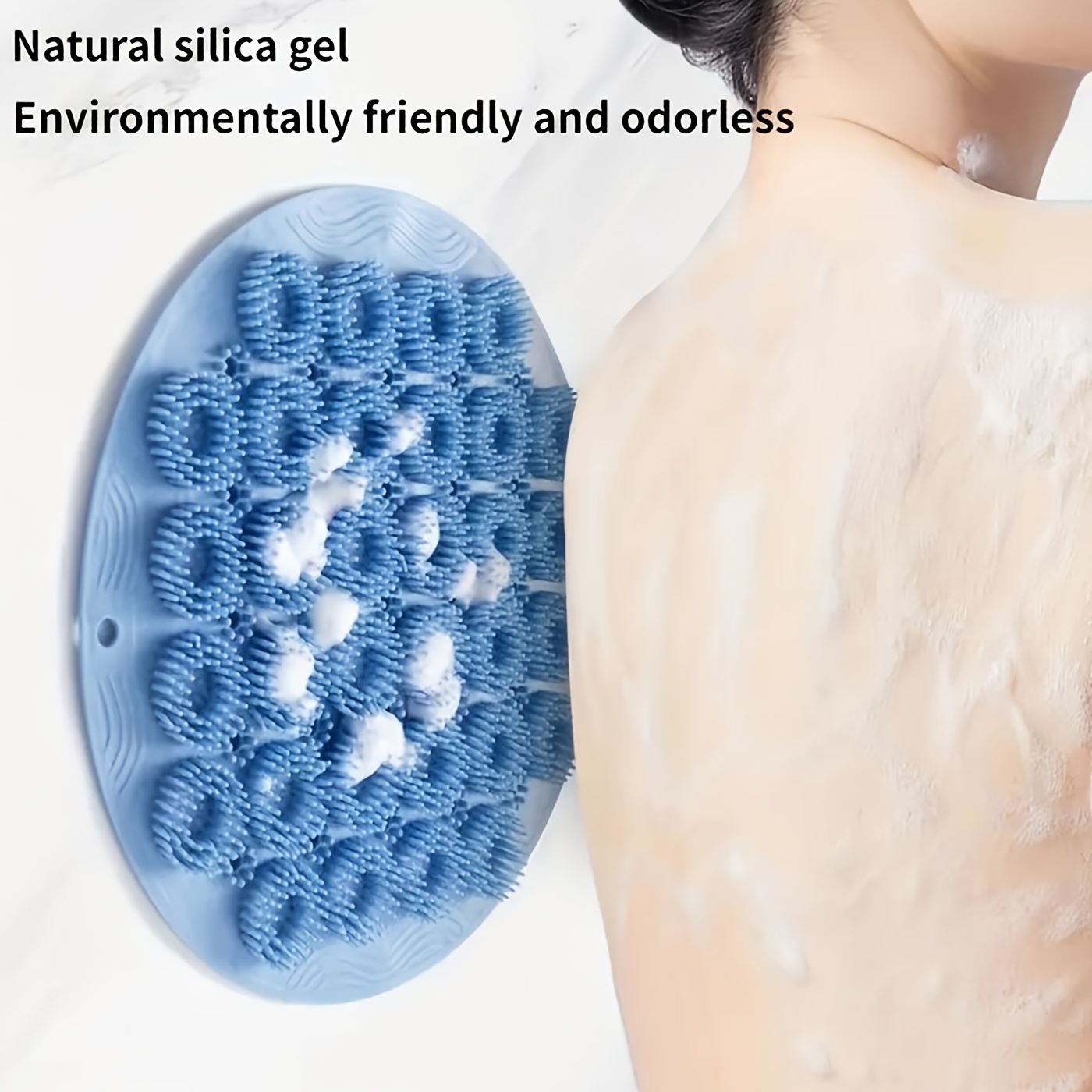 Silicone Bath Massage Pad, Shower Foot Massager Scrubber, Bathroom Wall  Mounted Back Scrubber Back Exfoliator Foot Massage Pad Mat With Non Slip  Suction Cups For Shower, Bathroom Tools - Temu