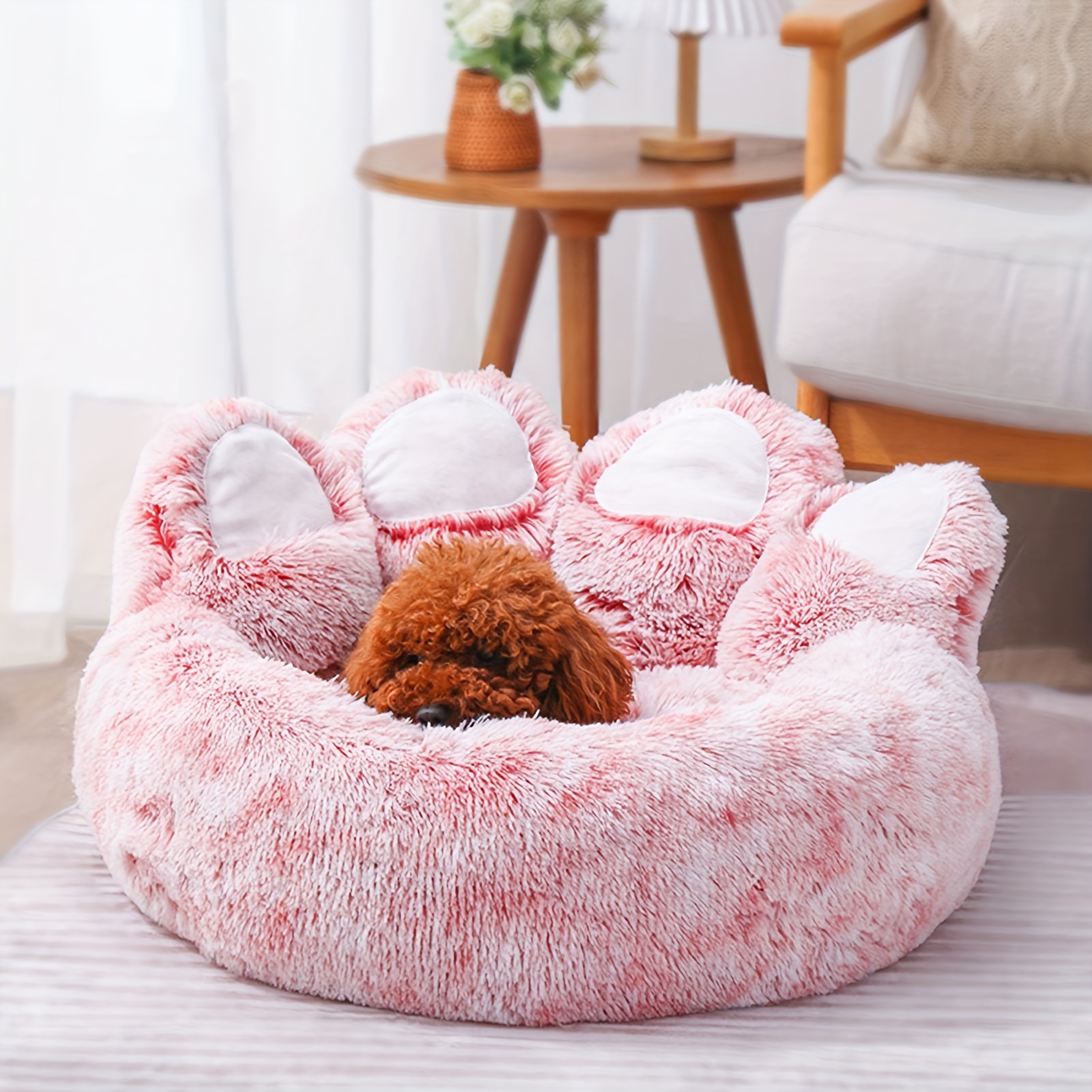 Round dog outlet pillow