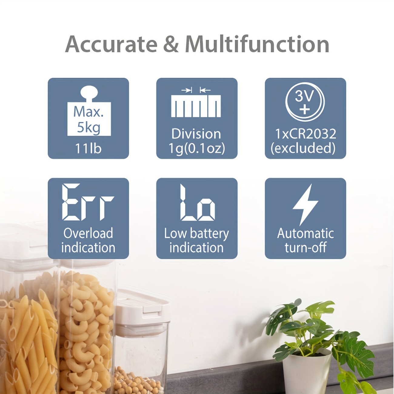 Báscula Digital Para Alimentos De Cocina Báscula De Peso - Temu