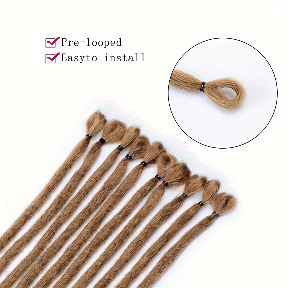 10 Strands Soft Crochet Long Hair Braid Braid Hair Synthetic - Temu