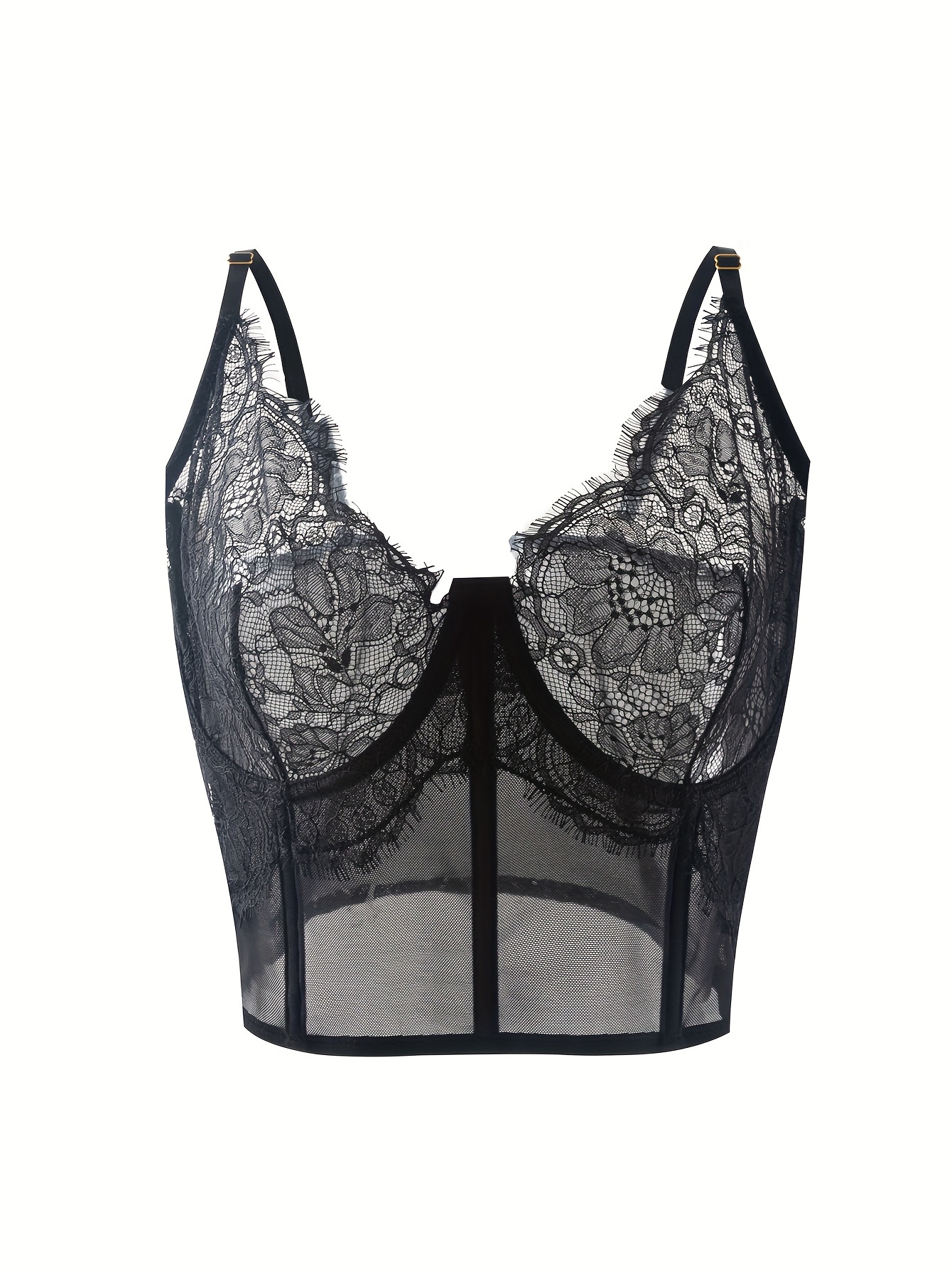 Non-padded Lace Bustier