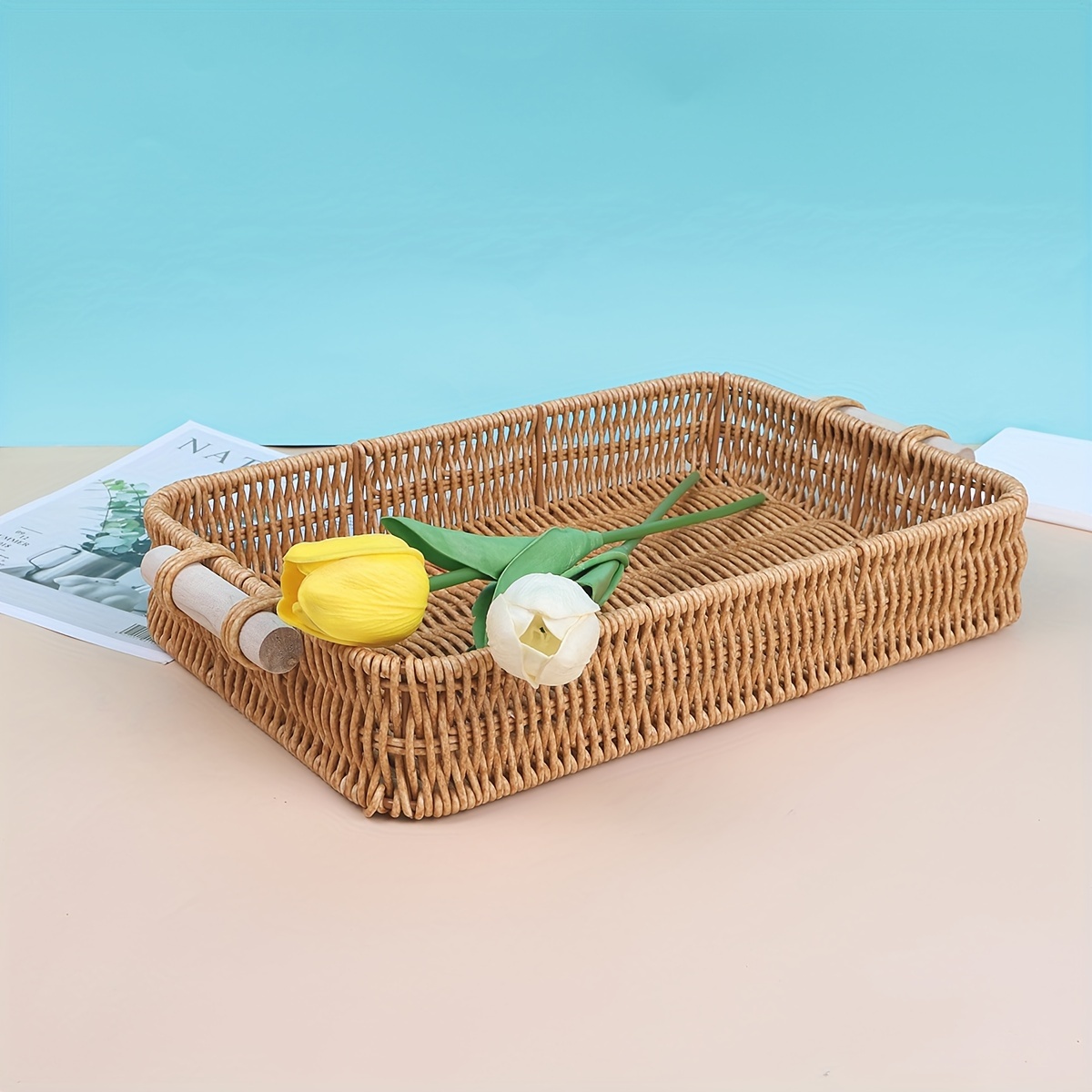 Storage Basket, Aesthetic Room Decor, Home Decor, Kitchen