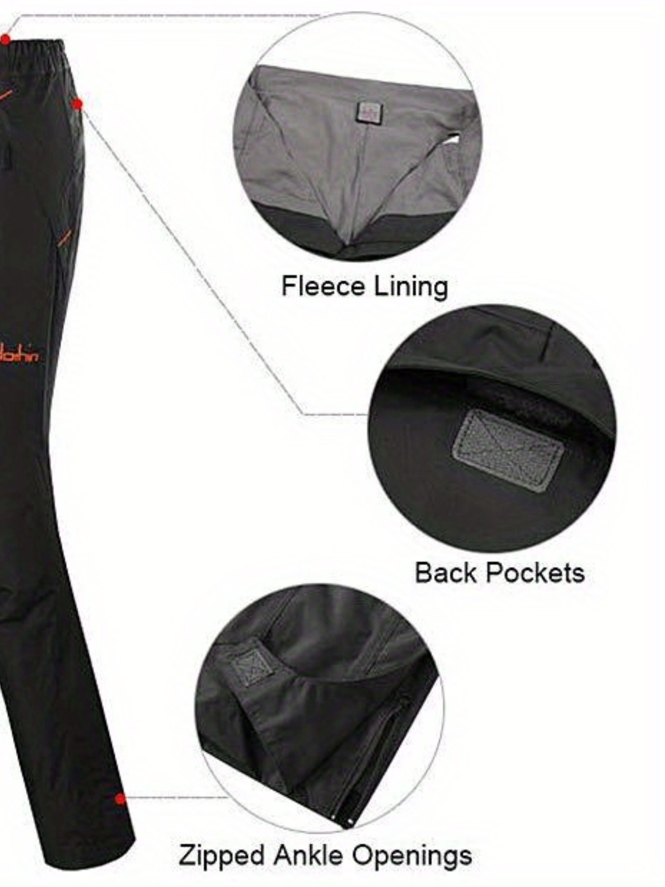 Men's Waterproof Ski Pants for Outdoor Activities