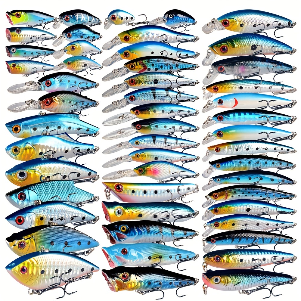 The Ultimate Fishing Lures Kit: Pencil Minnow Popper, Lipless Crankbait &  More!