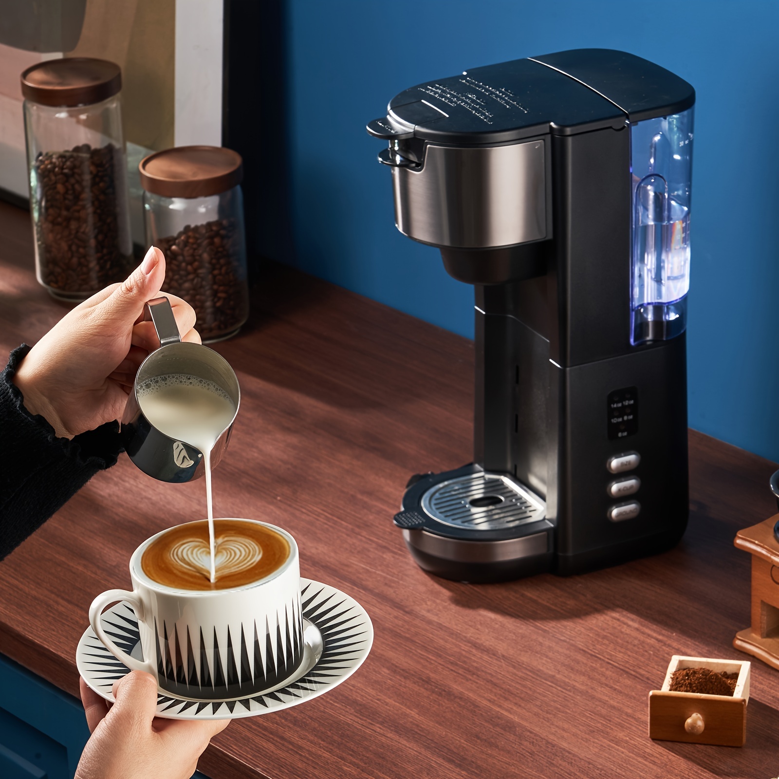 Single Serve Coffee Maker Coffee Brewer For K cup Single Cup - Temu