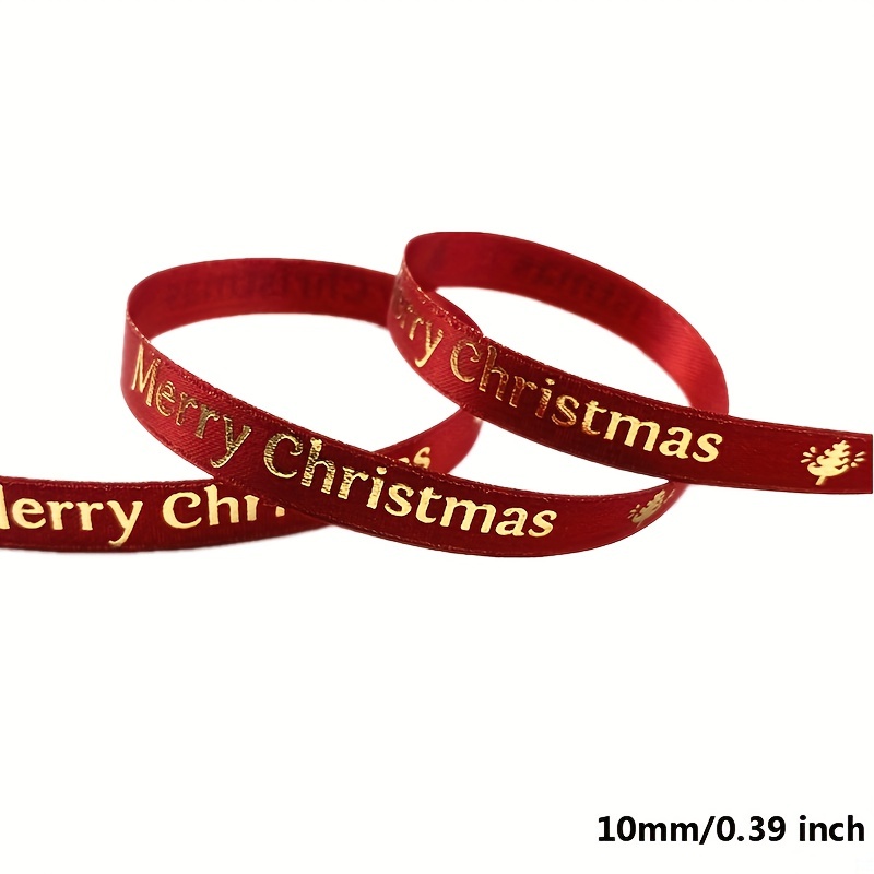 1 Yard Christmas Ribbon Printed Grosgrain Ribbons For Gift