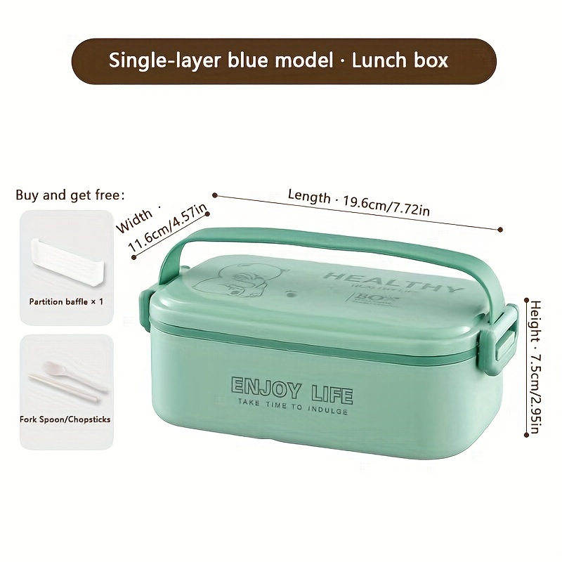 1000ML Lunch Box 3 Layer Bento Box Large Capacity Durable Food