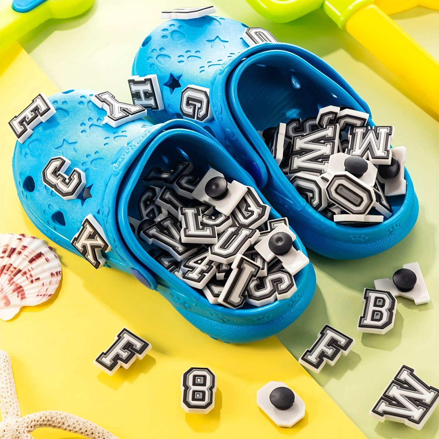 Letter Croc Charms | Alphabet Shoe Charms