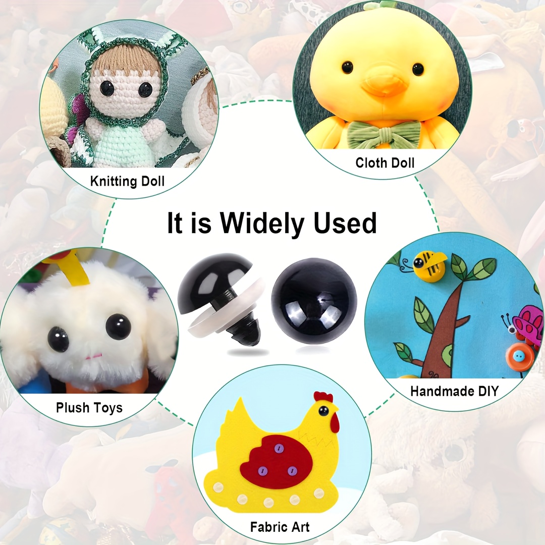  Didiseaon 20Pcs Decor Toy Craft Eyes for Crochet Fake