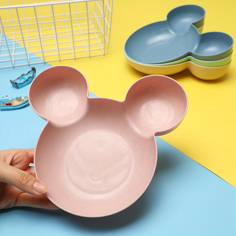 Cute Cartoon Compartmented Small Plates, Children's Eating Bowls, Household  Tableware, Vinegar Dishes, Seasoning Dishes, Plates - Temu