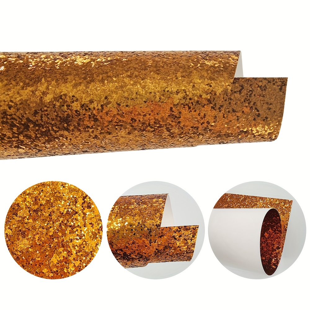 Dazzling Gold Glitter Cardstock For Stunning Handmade Decor - Temu
