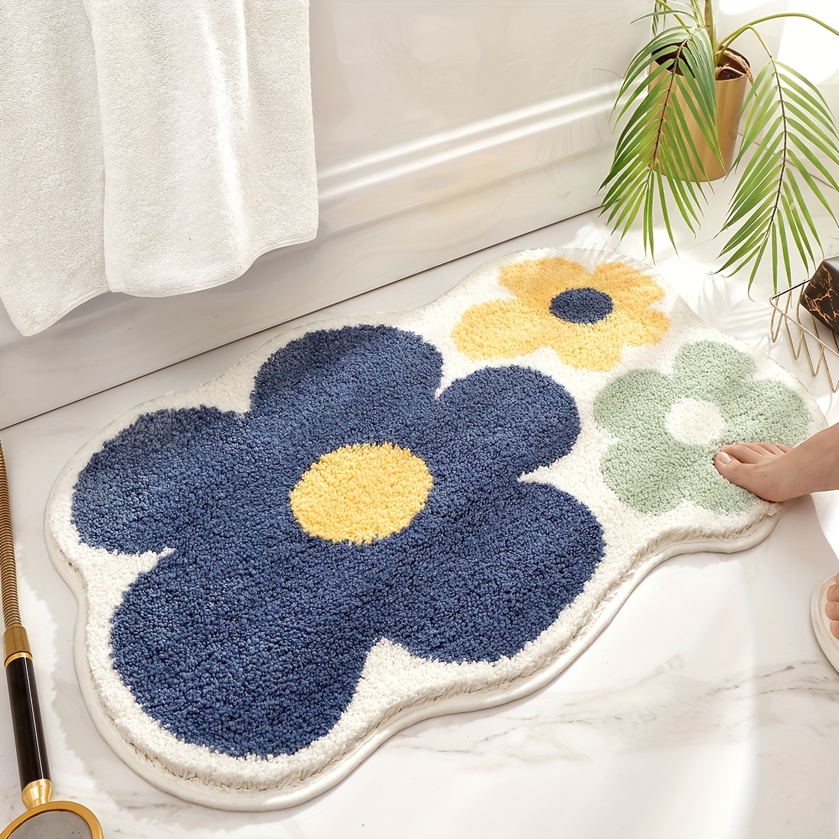 Bathroom Mat Rugs Washable Bath Mat Extra Soft And Absorbent
