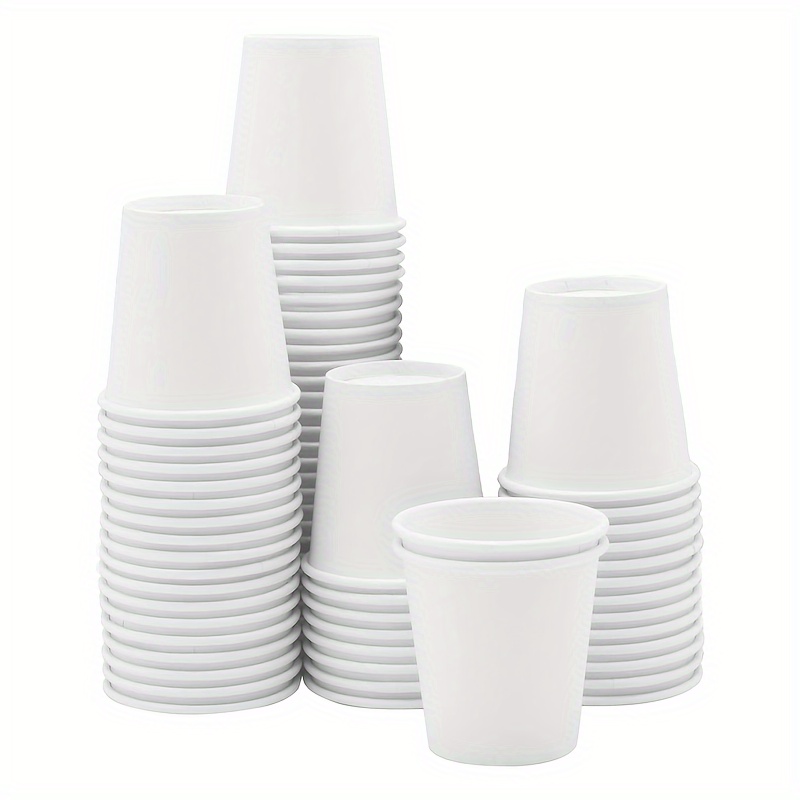 Pack Of 100 Disposable 50ml Small Paper Party Taste Cups, Free Shipping