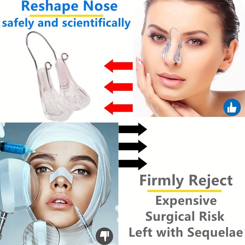 Plastic Nose Clip For Straightening The Bridge Of The Nose And Raising It, nose Bridge Clip Nose Slimmer Clip Nose Up Straightener Straightener  Correct