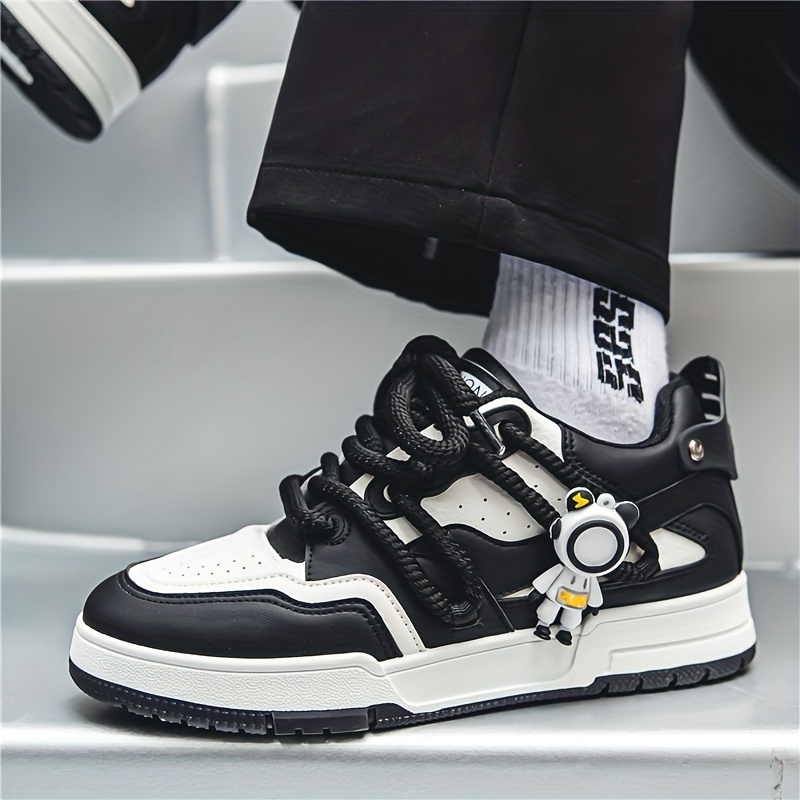 Men's Stylish Skate Shoes: Vintage Comfy Anti-skid Platform Sneakers With  Cross Decor - Temu Italy
