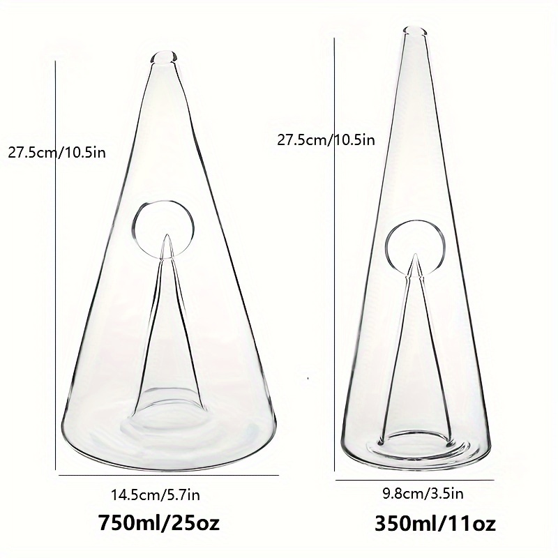 Whiskey Decanter 25Oz Carafe Decanter, 750ML Transparent Creative