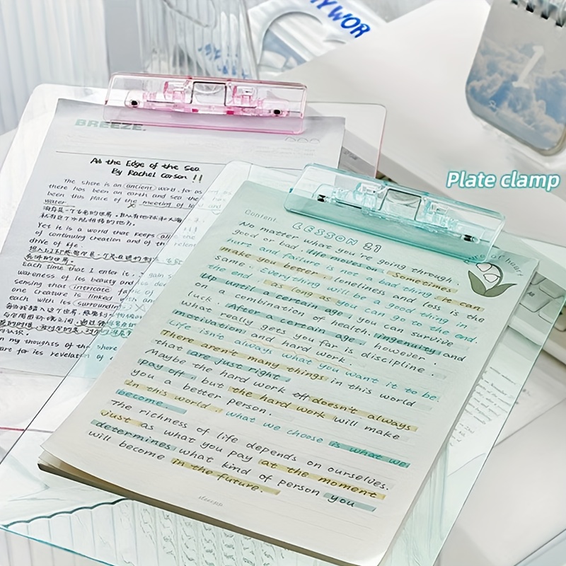 Global Retail Paper clipboard Writing pad, exam Board for  Kids/Students, Transparent exam pad - EXAMINATION PAD