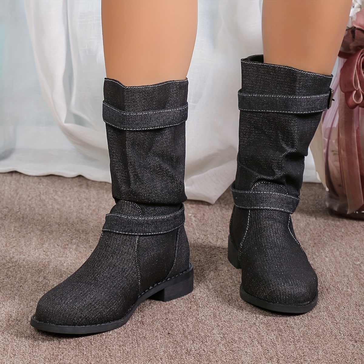 Knee High Boot Straps Adjustable Elastic Boot Straps Hook - Temu