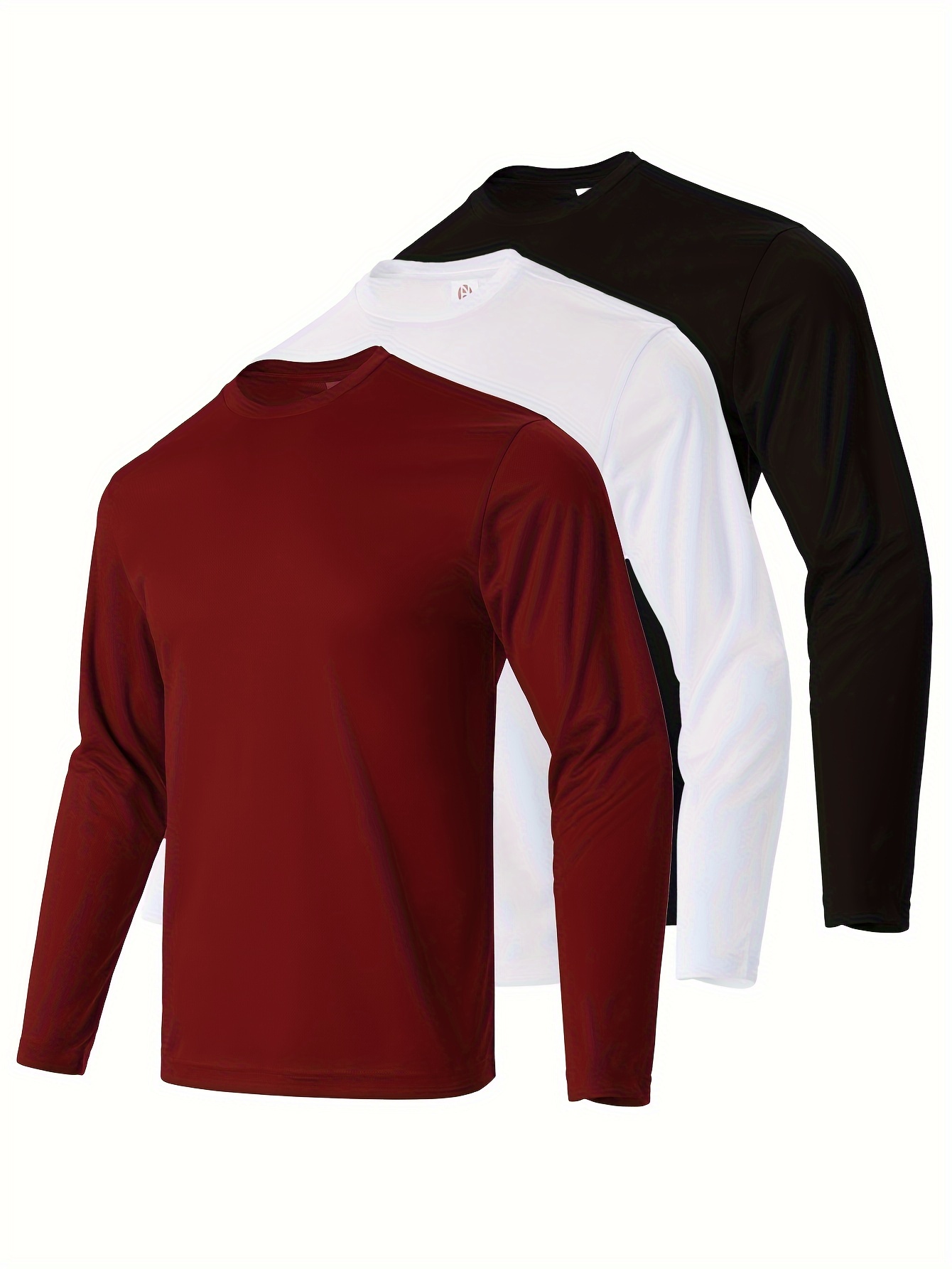 Pack of 4] Raglan 2 colors button Full sleeves T shirts for men and women  Random Colors