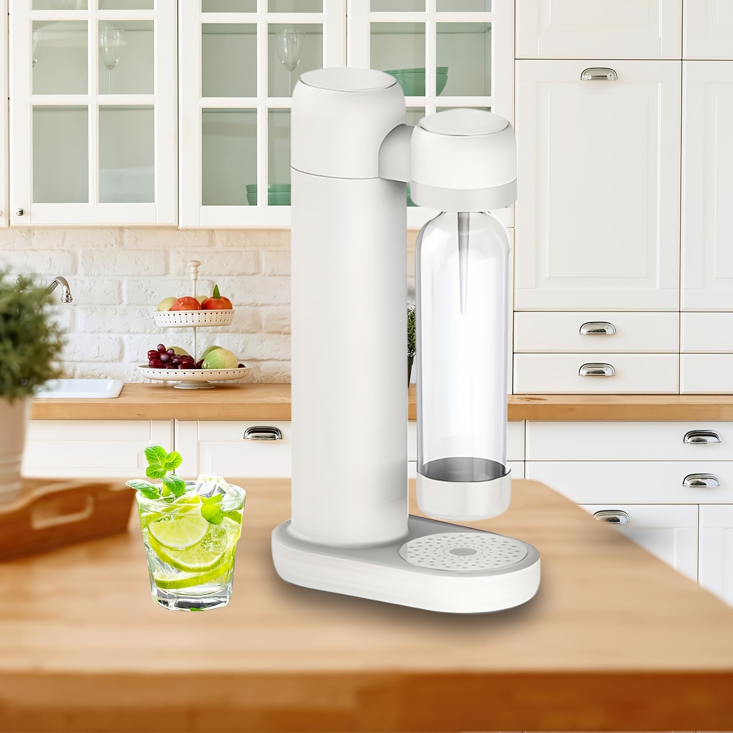 Soda Streaming Machine, Desktop Soda Machine, Sparkling Water Maker, Water  Carbonator Glass, Easily Homemade Carbonated Juice Beverage, Summer Winter  Drinkware, Home Kitchen Items Back To School Supplies Travel Accessories -  Temu New