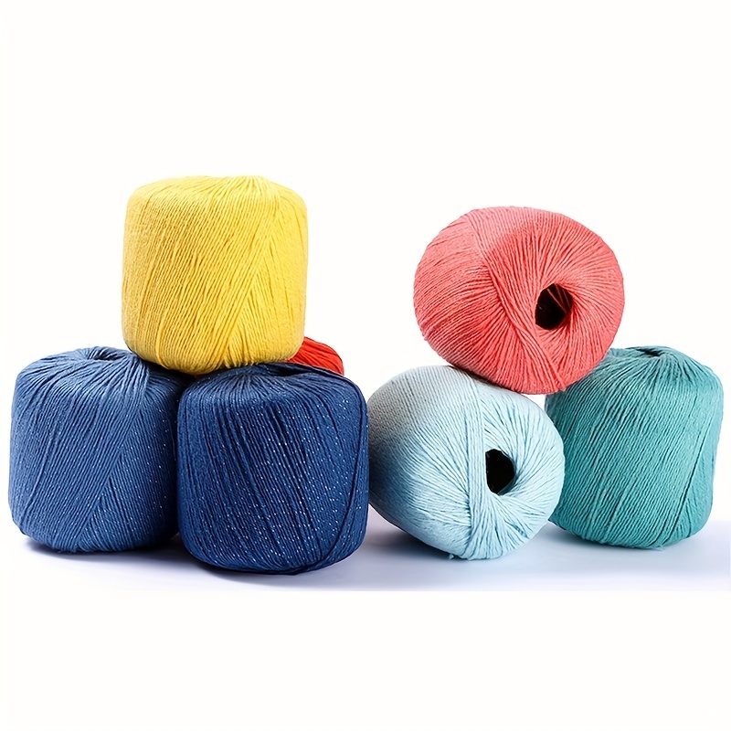 Warm toned Color Mercerized Cotton Yarn Soft - Temu