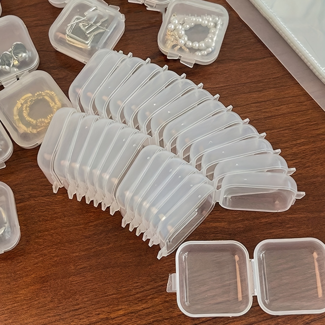 Plastic Transparent Dustproof Mini Jewelry Accessories - Temu