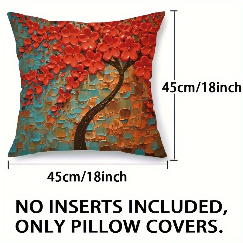 Oil Painting Throw Pillow Case Bedroom Living Room Temu Canada