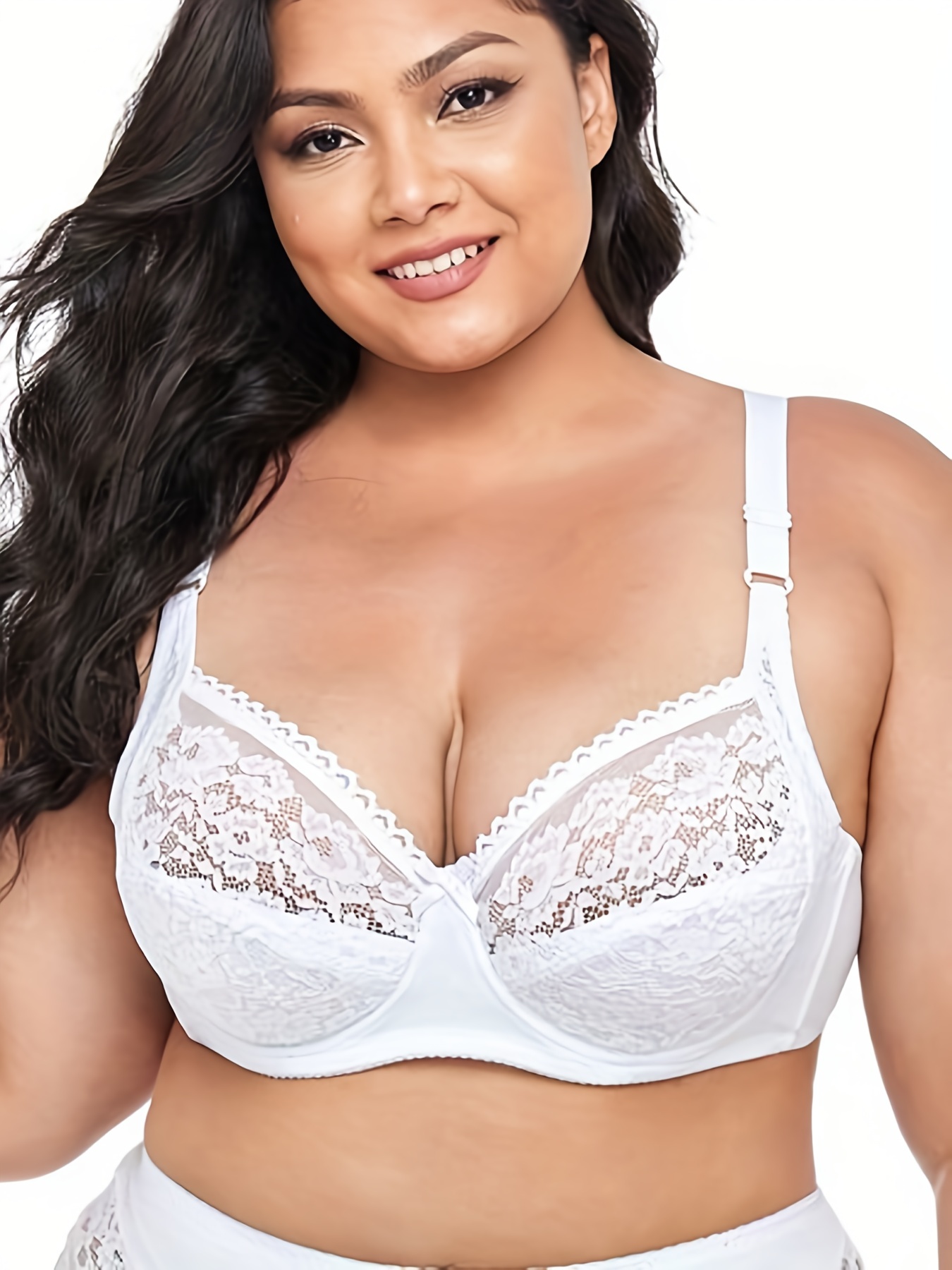 Plus Size Bra Ladies Bras Lace Sheer Sexy Lingerie Extreme