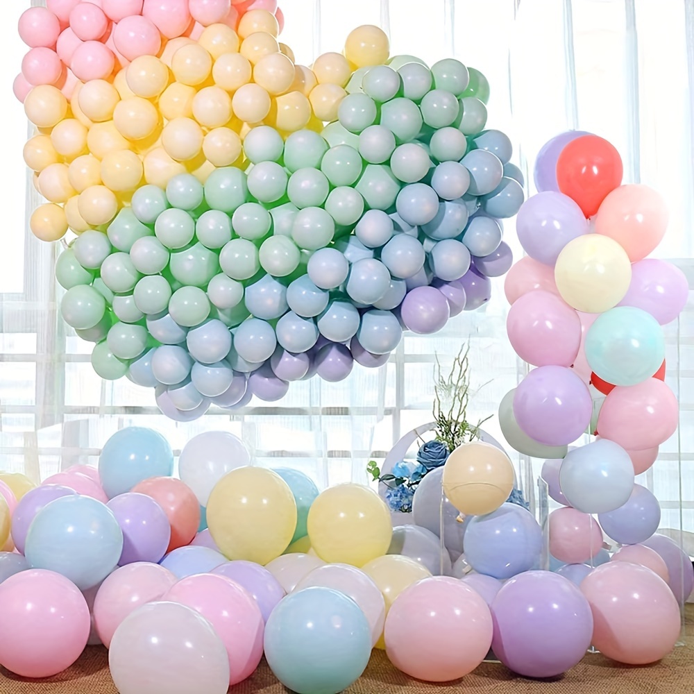 Buy Colorful Birthday Decorations for Girls Boys, Macaron Balloon Party  Decoration with Cake Topper, Birthday Banner, Rainbow, Cake Balloons, Multi  Color Latex Balloons for Kids Birthday Party Supplies Online at  desertcartIreland