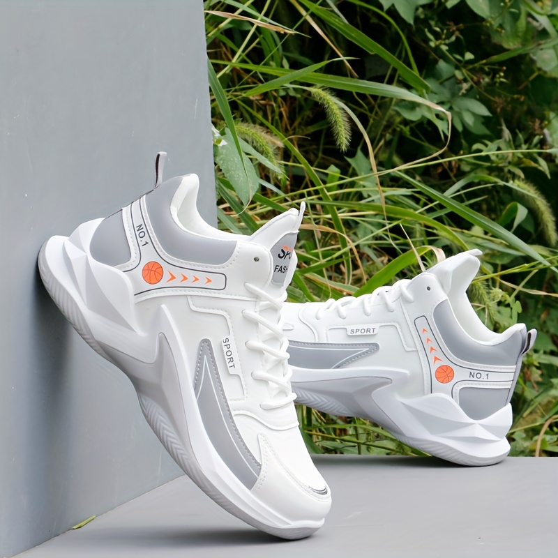 erkek yüksek top basketbol ayakkabıları nefes alabilen sentetik