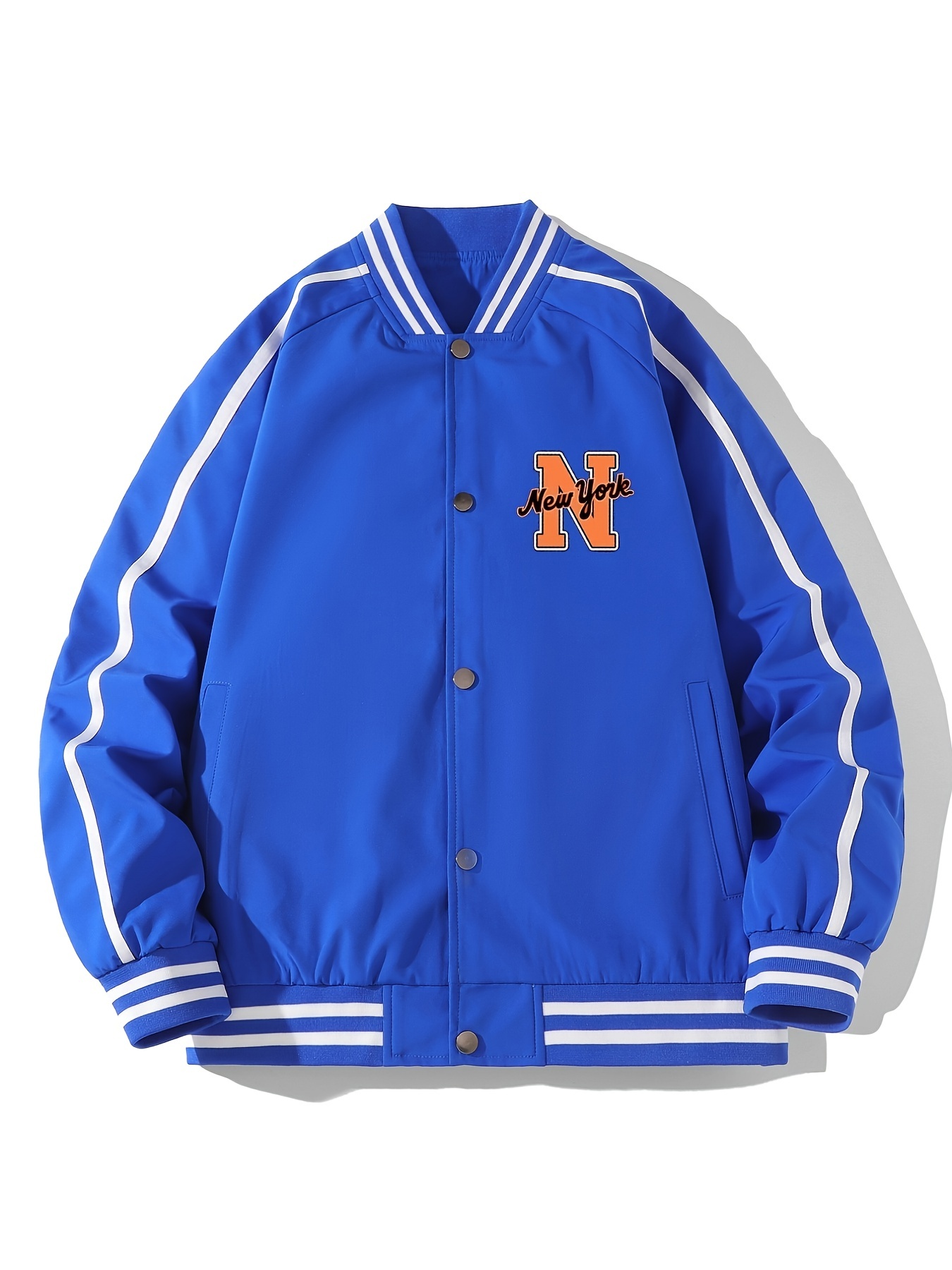 New York Yankees 90s Light Blue Varsity Jacket