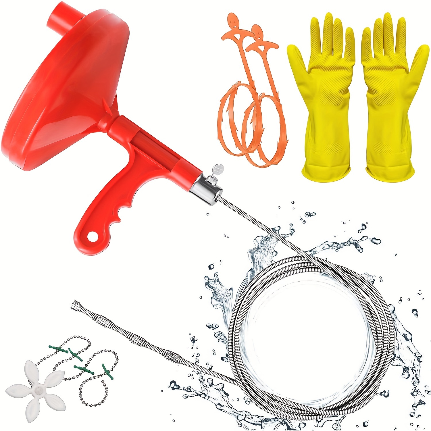 Gentle Drain Cleaning Kit DN50 (2″) - DN110 (4.33″)