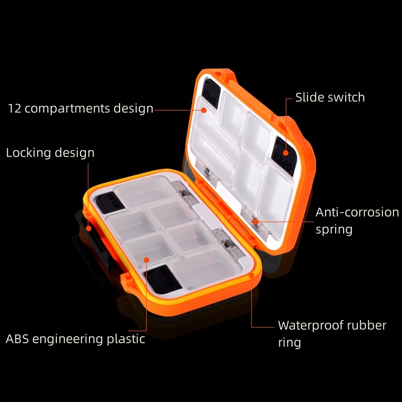 Fishing Accessories Storage Boxes Durable Waterproof Box - Temu