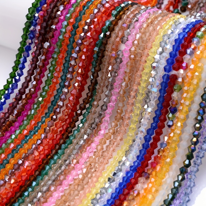 Glass Beads for Bracelets Jewelry Making - 8mm Purple Blue Bracelet Beads  Bulk for Earring Necklace DIY Jewelry Making, 470pcs Assorted Beads with