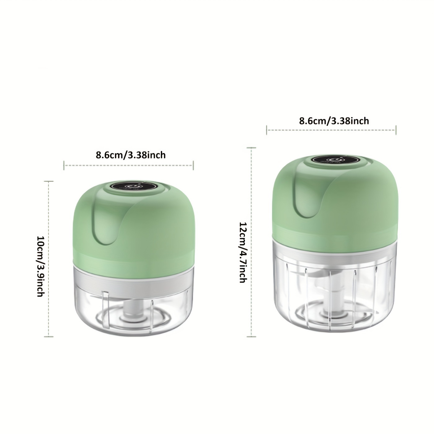Electric Garlic Chopper With USB charging cable, 100ML cooking machine Onion  Chopper, USB Charging Vegetable Mincer, Electric Mini Chopper, Food  Processor, Kitchen Tools Mini Portable Wireless Food & Nut Chopper for all