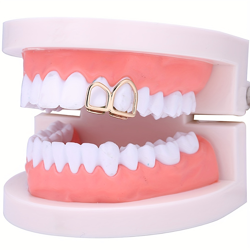 Men's Double Hollow Teeth Grills Accessories